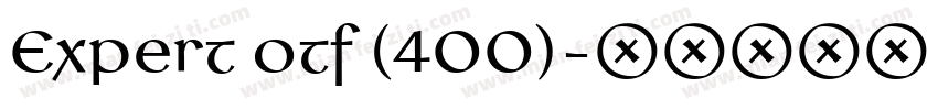 Expert otf (400)字体转换